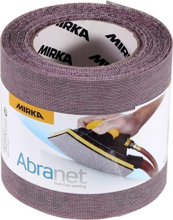 Actual product image Mirka ABRANET Sanding paper roll 115mm x 10m P320 Sanding roller Velcro ( 545BY001323R ) (P320)