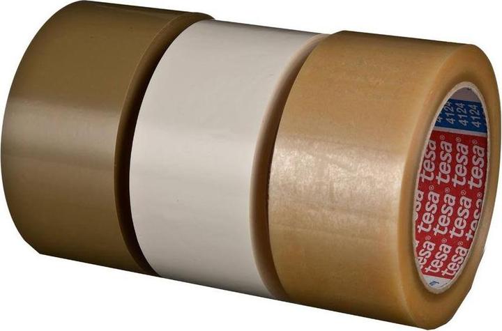 Produktbild tesa tesapack ULTRA STRONG Paketklebeband - PVC Packband für festes Verpacken und sicheres Bündeln (50 mm)