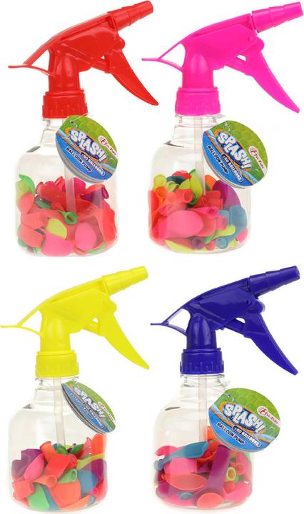 Toi-Toys Pompe à ballons à injection avec 50 ballons d'eau (1 x)