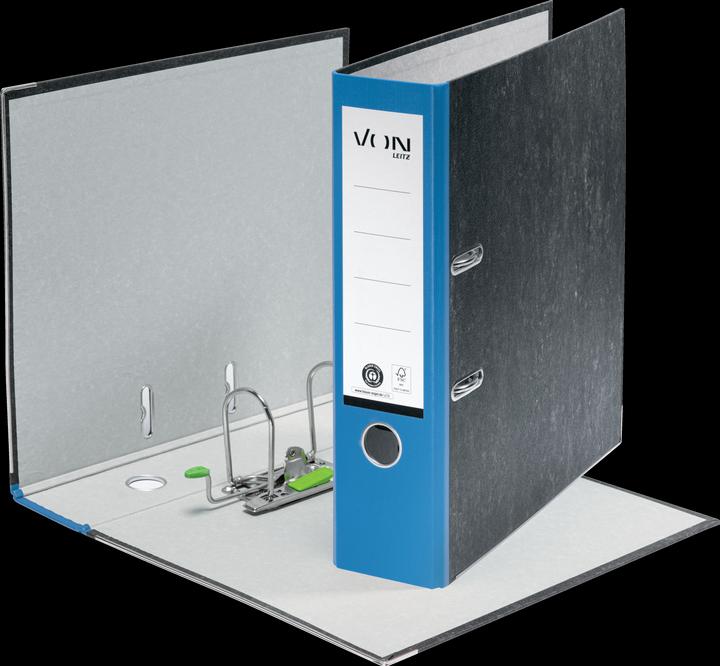 Image du produit von Hallers Classeur 8 cm, bleu (A4, 80 mm, 1 pièce(s))