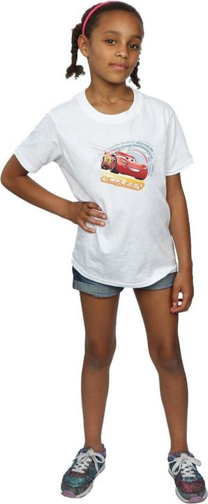 Actual product image Cars Girls Lightning McQueen Cotton T-Shirt (116)