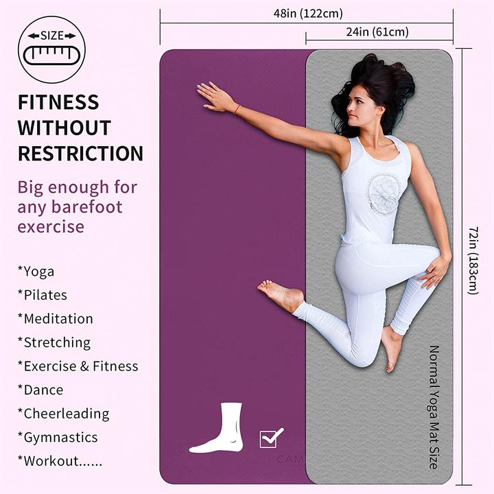 Actual product image Cambivo XXL Fitness Mat (6 mm)