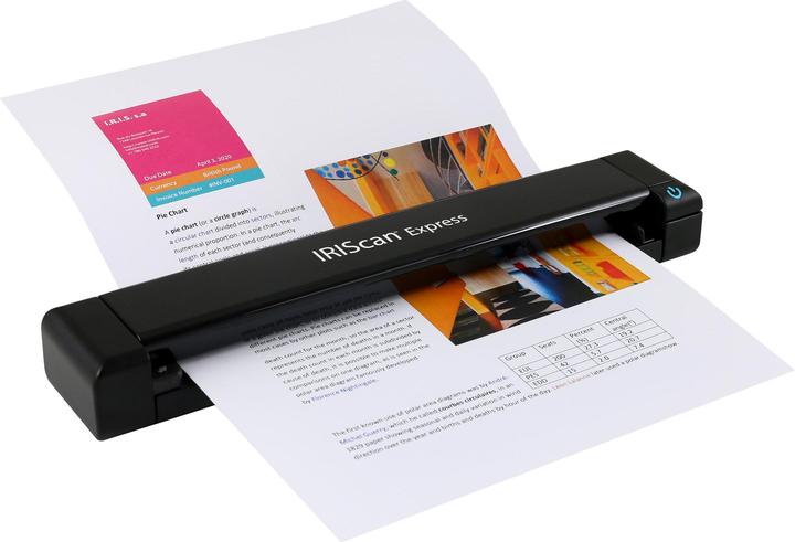 Immagine prodotto Iris Scanner a fogli per documenti Express 4 458510 (A4, USB, cavo USB) (USB)