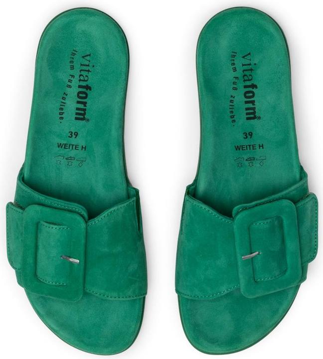 Actual product image Vitaform Pantoletten Damen Weite H Samtziegenleder (41)