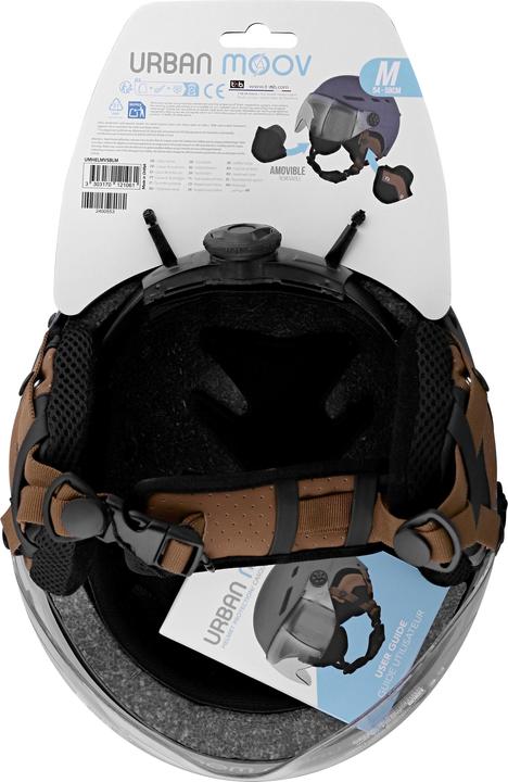 Image du produit T'nB Schutzhelm UMHELMVSBLM M schwarz ink. Visier (54 - 58 cm)
