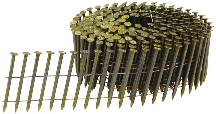 Actual product image Makita Zubehör F-31320 Nägel auf Rolle 3,2 x 75 mm Ring / gelb beschichtet 4050 Stück