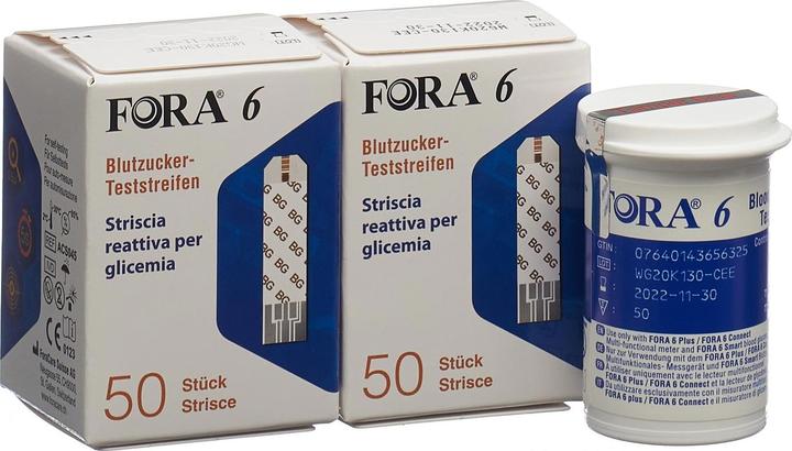 Immagine prodotto Fora 6 strisce per il test della glicemia (Strisce reattive)