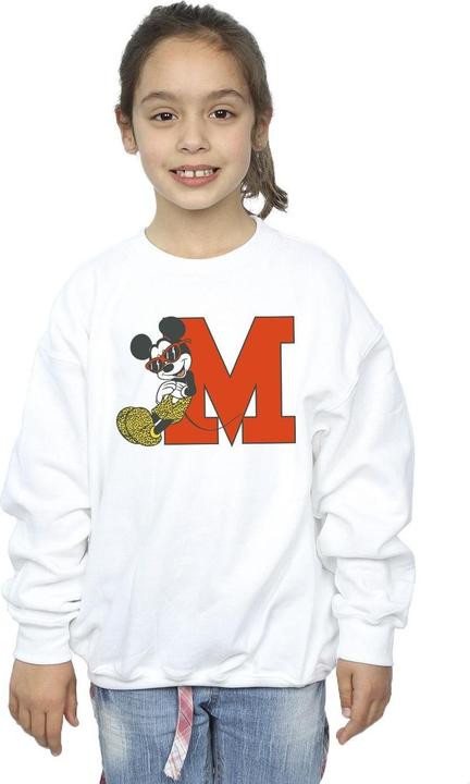 Actual product image Disney Girls Mickey Mouse Leopard Trousers Sweatshirt (128)