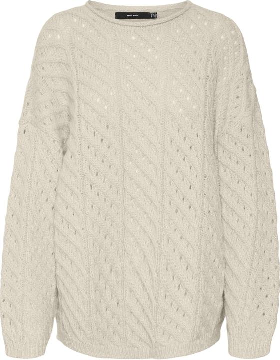 Immagine prodotto Vero Moda Scollo rotondo Maglia con taglio a braccio voluminoso Maglia a maglia (XS)