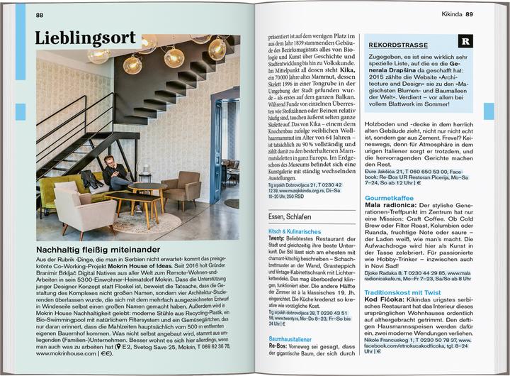 Image du produit Reise-Taschenbuch Reiseführer Serbien