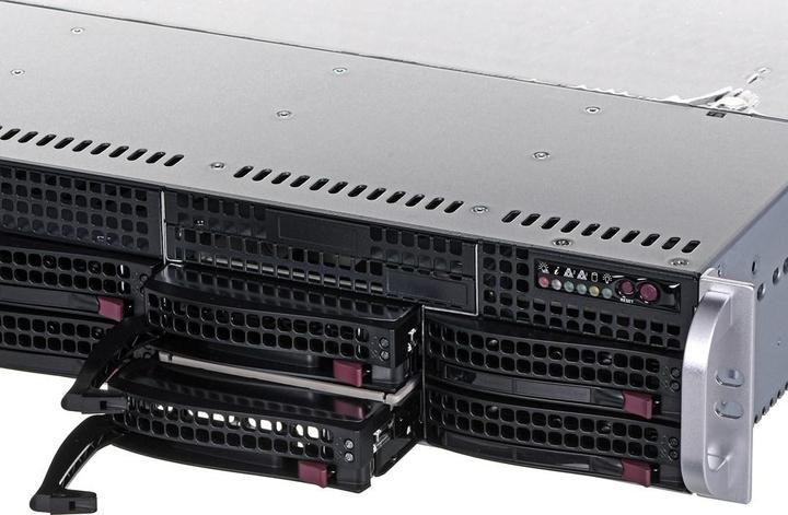 Actual product image Supermicro SC825 TQC-R802LPB - Rack mount - 2U