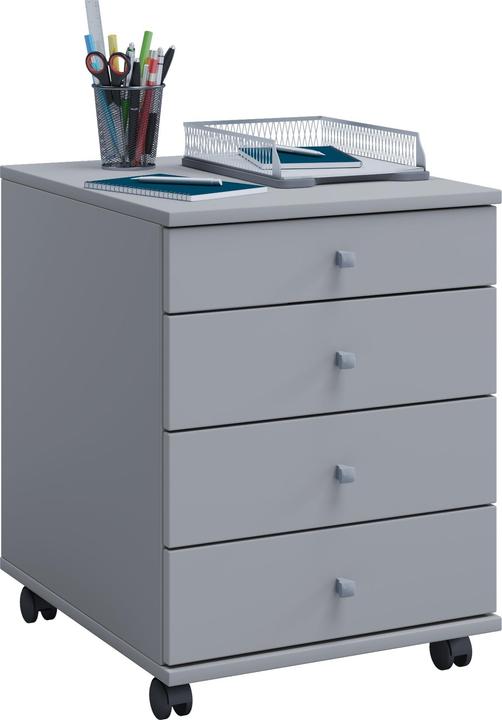 Immagine prodotto VCM Mobiletto per ufficio in legno Piedistallo mobile Lona con cassetto (42 x 50 x 57 cm)