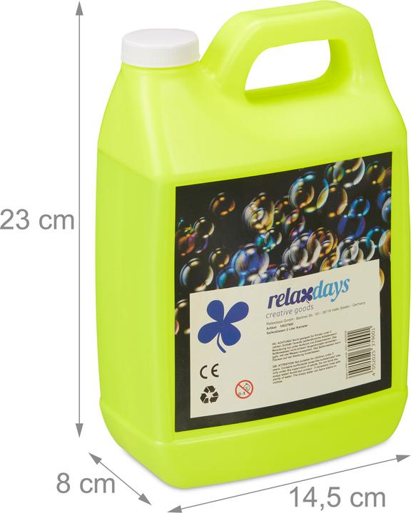Produktbild Relaxdays Seifenblasennachfüllkanister