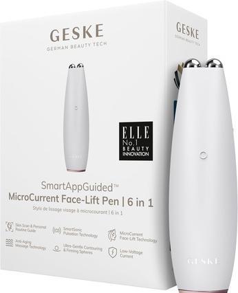Konjac Sponge Urządzenie do mikroprądowego liftingu twarzy 6w1 Geske z Aplikacją (starlight)