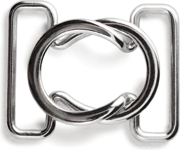 Produktbild Prym Bikini- + Gürtelverschlüsse, silber 25 mm, Karte