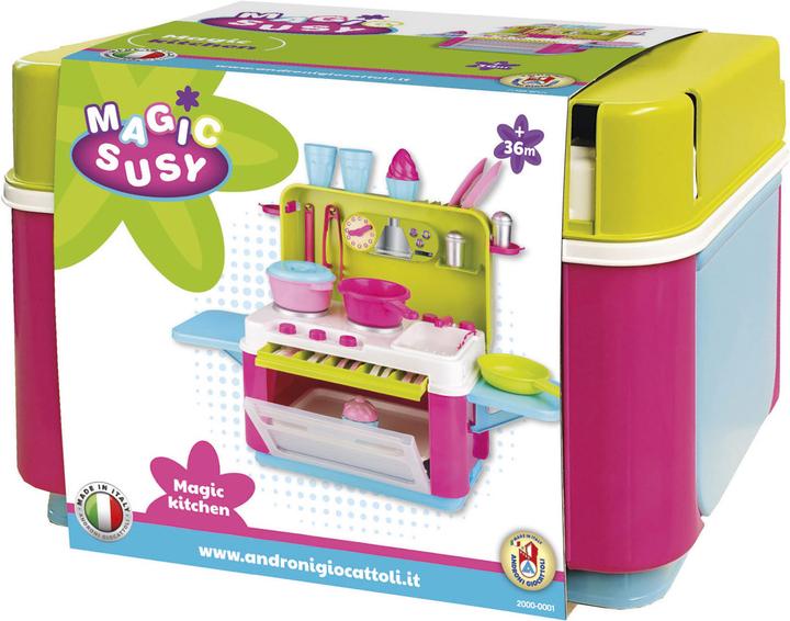 Actual product image Androni Play kitchen with dishes