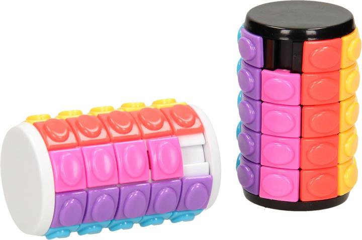 Actual product image Johntoy Cylinder puzzle (English)