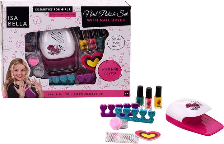Produktbild Johntoy Isabella Nagellack Set mit Nageltrockner