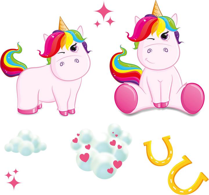 Produktbild Toi-Toys Wanddekoration Aufkleber Einhorn