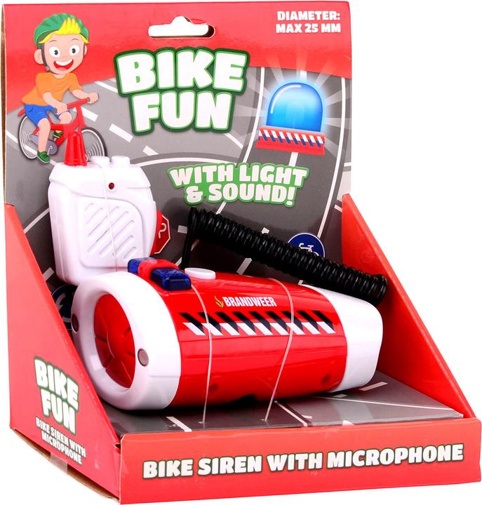 Productafbeelding Johntoy Bike Fun Fietssirene Brandweer met Microfoon