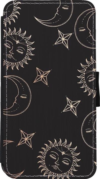 Actual product image PhoneLook Cover Wallet black Suns and Moons (Apple iPhone 11 Pro)