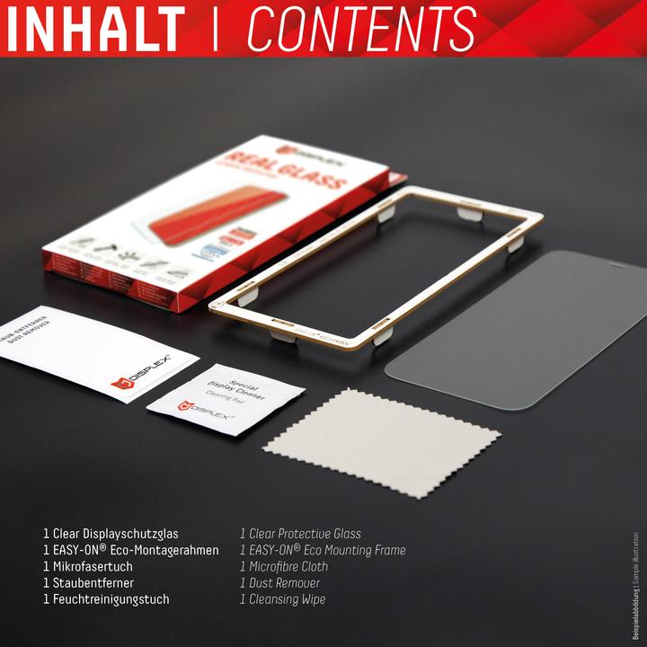Actual product image Displex Real Glass, 2D Panzerglas (1 Piece, Xiaomi 12T Pro, Xiaomi 12T)
