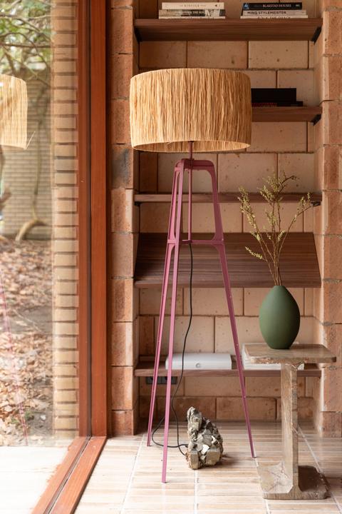 Actual product image Dutchbone Afra Floor Lamp Plum (E27)