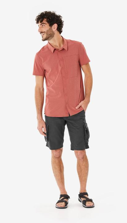 Immagine prodotto Forclaz Trekkinghemd Herren Stretch kurzarm - Travel500 braun (XL)