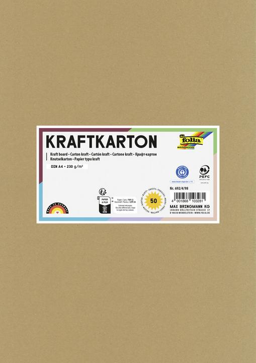 Immagine prodotto Folia Cartone kraft (230 g/m², 1 x)