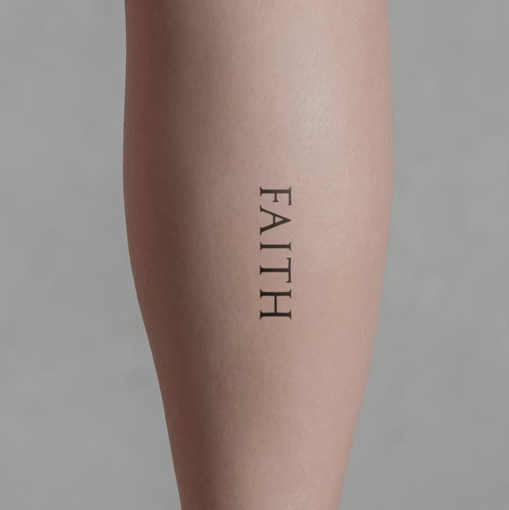 Produktbild minink Temporäres Tattoo – FAITH