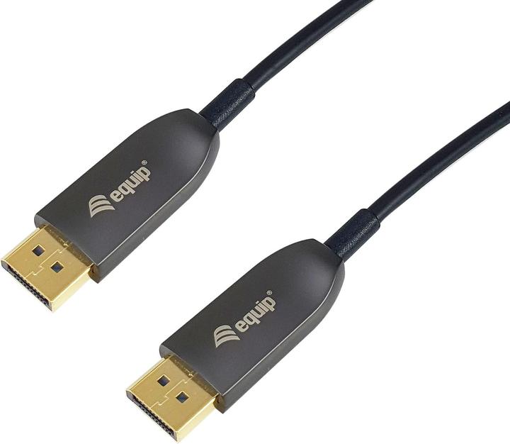 Produktbild equip DisplayPort 1.4 St/St 50m 8K/60Hz komp.HDCP schwarz (50 m, DisplayPort)
