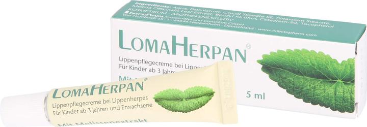 Produktbild Infectopharm Lomaherpan Lippenpflegecreme mit Melissenextrakt, 5 ml Creme (5 ml)