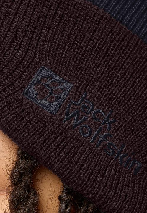 Actual product image Jack Wolfskin Kid's Stripynit Beanie (51, 53)