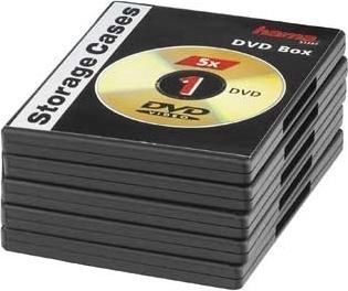 Produktbild Hama DVD Leerhüllen, 5er-Pack, Jewel Case Schwarz