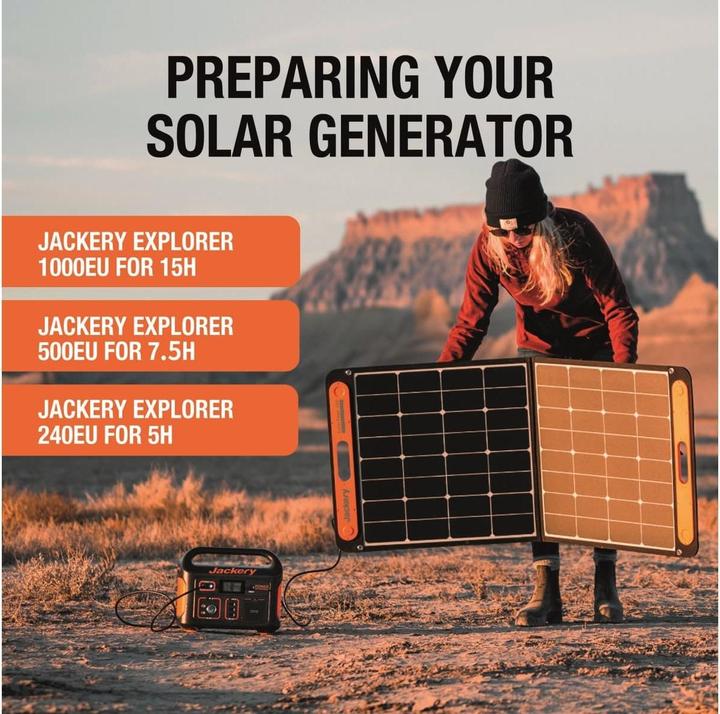 Produktbild Jackery SolarSaga (100 W, 4.69 kg)