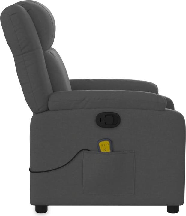 Immagine prodotto VidaXL Sedia da massaggio in tessuto grigio scuro,Colore: Grigio scuro, Materiale