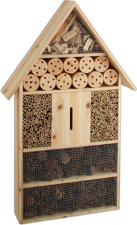 Actual product image Relaxdays Insect hotel (Ladybirds, Lacewings, Bee, Wild bees, Butterflies)