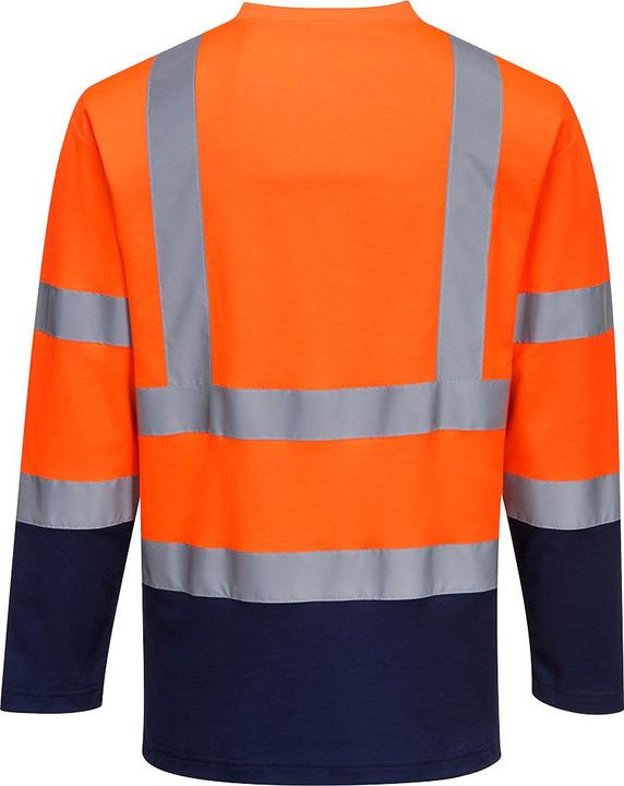 Immagine prodotto Portwest T-shirt a maniche lunghe in cotone a contrasto ad alta visibilità (M)