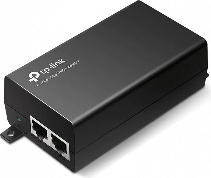 Image du produit TP-Link Adaptateur d'injecteur PoE+ TL-POE160S Ethernet LAN (RJ-45) Ports 1x10 (802,3at (PoE+), 802.3af (PoE), 30 W)