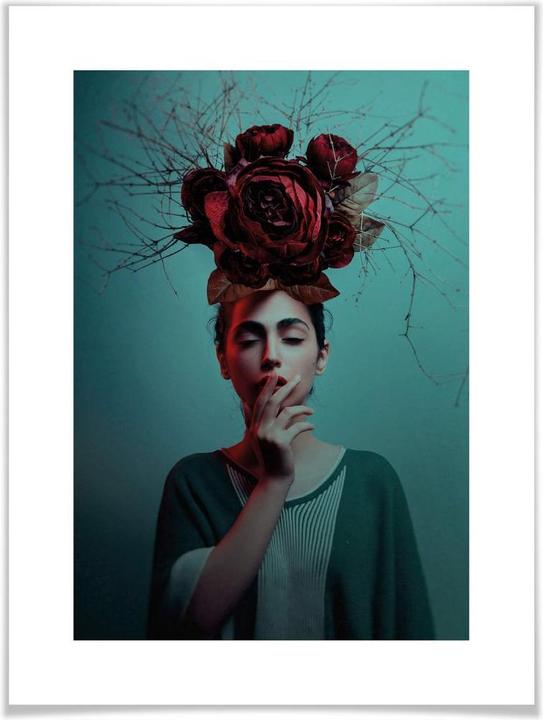 Actual product image Trenddeko Flowers in hair (24 x 30 cm)
