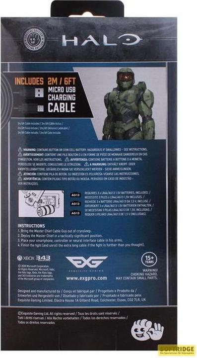 Actual product image Cable Guy Master Chief (Xbox 360, Xbox One S, Xbox Series X, PC, PS4, PS5)