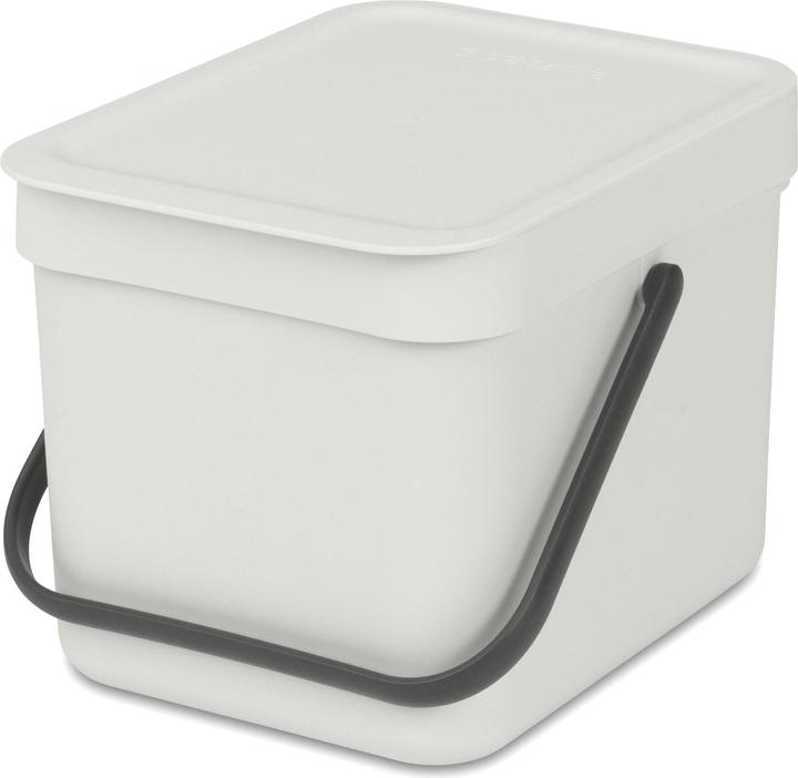 Actual product image Brabantia Compost bin Sort & Go 6 l, light gray (6 l)