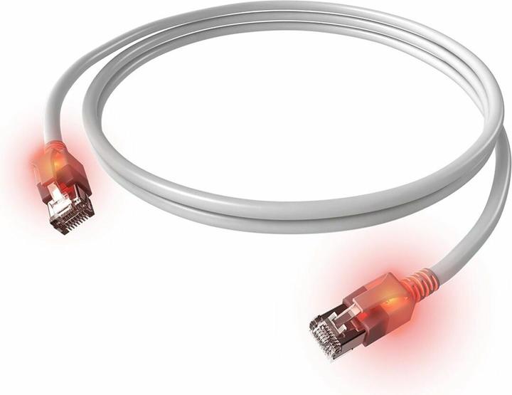 Actual product image Sacon Patch cable (PiMF, CAT6a, 3 m)