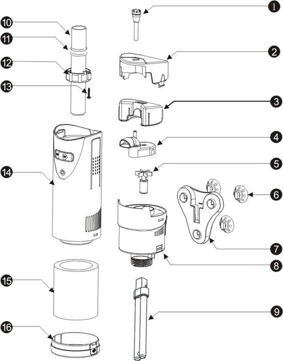 Produktbild SunSun CUP-807 Aquarium Innenfilter 700l/h Aquarium Pumpe UVC Klärer Sauerstoff (500 l, Innenfilter, Süsswasser, Salzwasser)