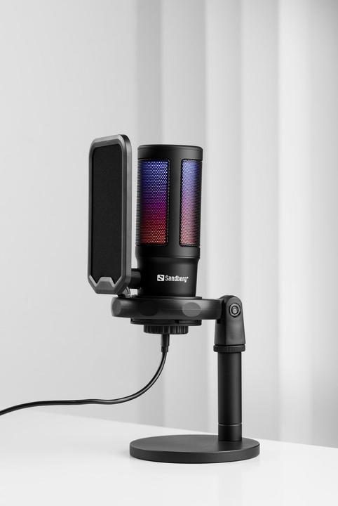 Actual product image Sandberg Streamer USB Microphone RGB