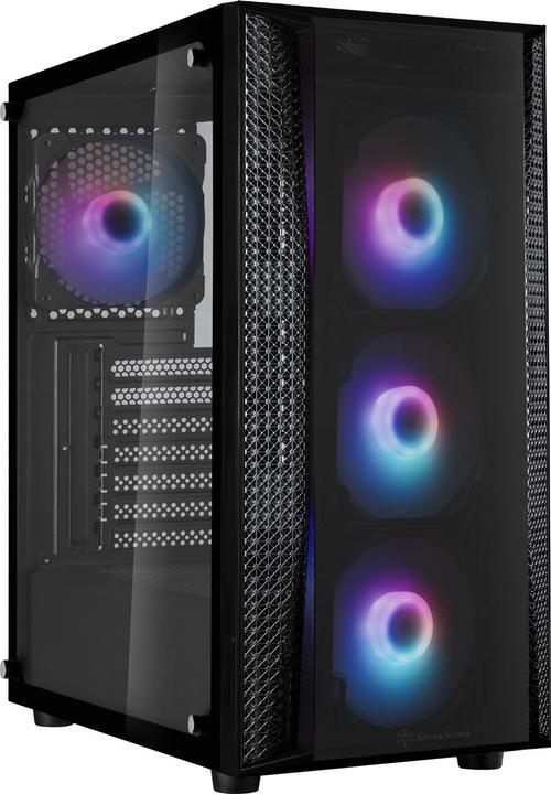 Actual product image Silverstone Fara B1 Pro Midi Tower, ARGB, Tempered Glass (ATX)