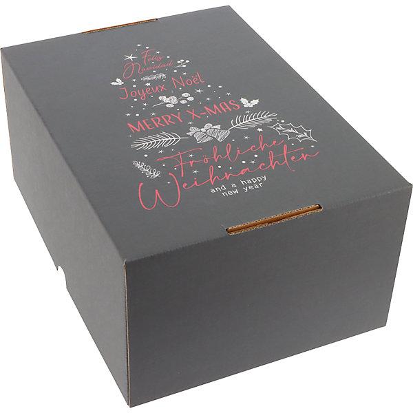 Image du produit kaiserkraft Boîte cloche motif International Christmas Tree, lot de 25, dim. int. 305 x 215 (25 x)