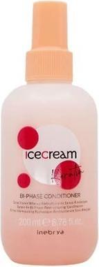 Inebrya Ice Cream Keratin Bi-Phase Conditioner - Rinse-free two-component reconstructive keratin (200 ml)