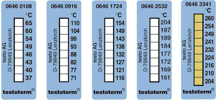 Produktbild Testo Temperaturmessstreifen Temperatur Messstreifen 50 x 18 mm