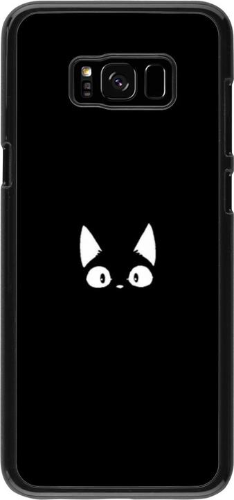 Actual product image PhoneLook Coque Funny cat on black (Samsung Galaxy S8+)